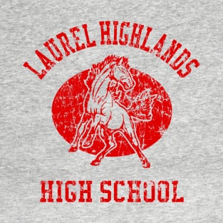 LAUREL HIGHLANDS HIGH SCHOOL VINTAGE RED T-Shirt